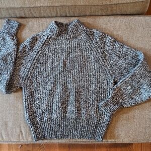 Gray Turtleneck Sweater for Women